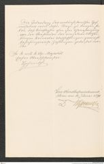 k.k. naturhistorisches Hofmuseum, Intendanzakten 1885-1896 (Hauer), Aktenzahl Z.27/1890, Seite 2